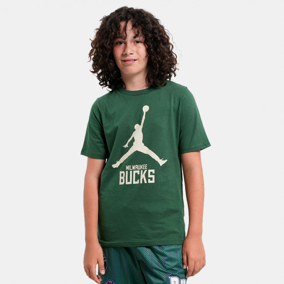 Jordan NBA Milwaukee Bucks Kids' T-shirt