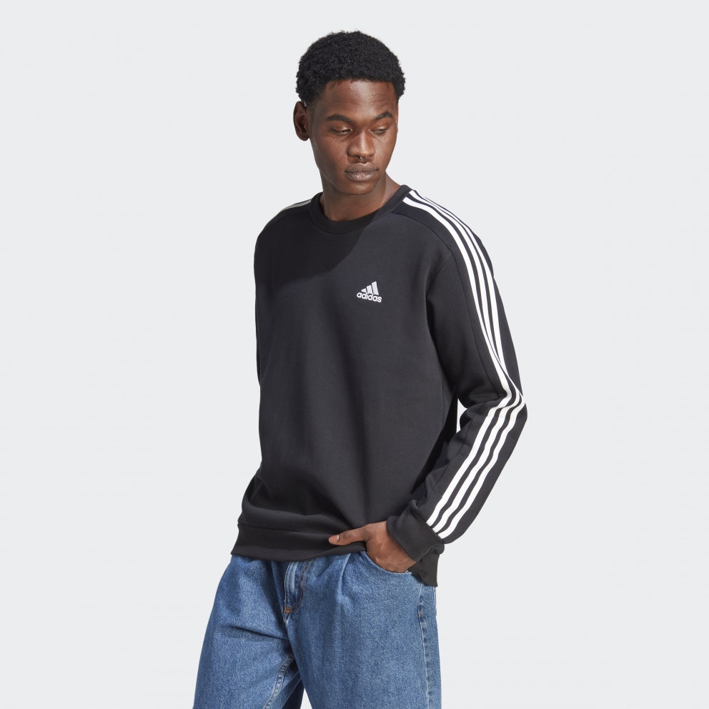 adidas Sportswear Essentials Fleece 3-Stripes Ανδρική Μπλούζα Φούτερ