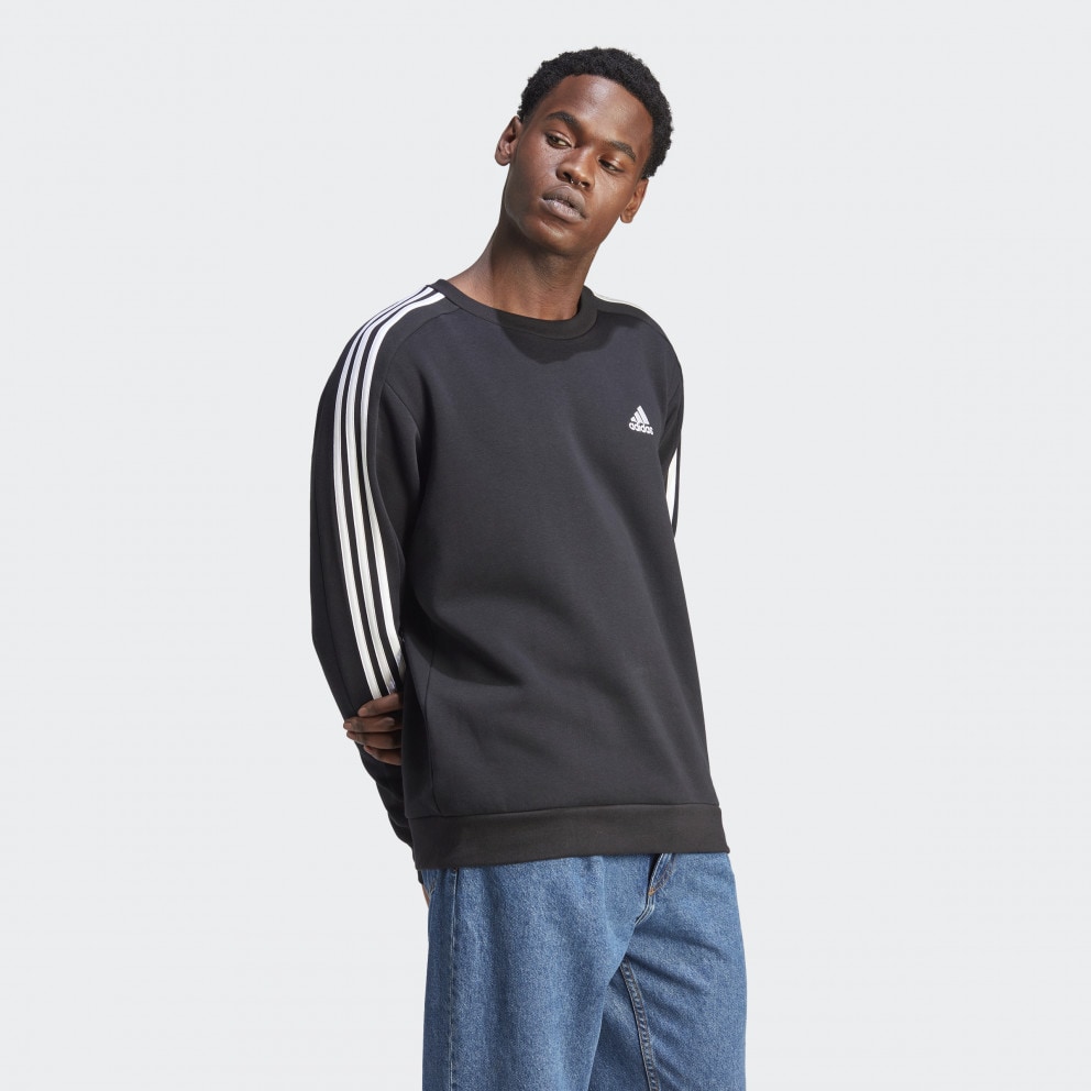 adidas Sportswear Essentials Fleece 3-Stripes Ανδρική Μπλούζα Φούτερ