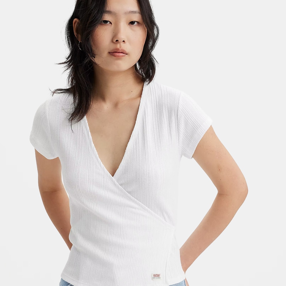 Levi's Dry Goods Pointelle Wrap Γυναικείο T-shirt