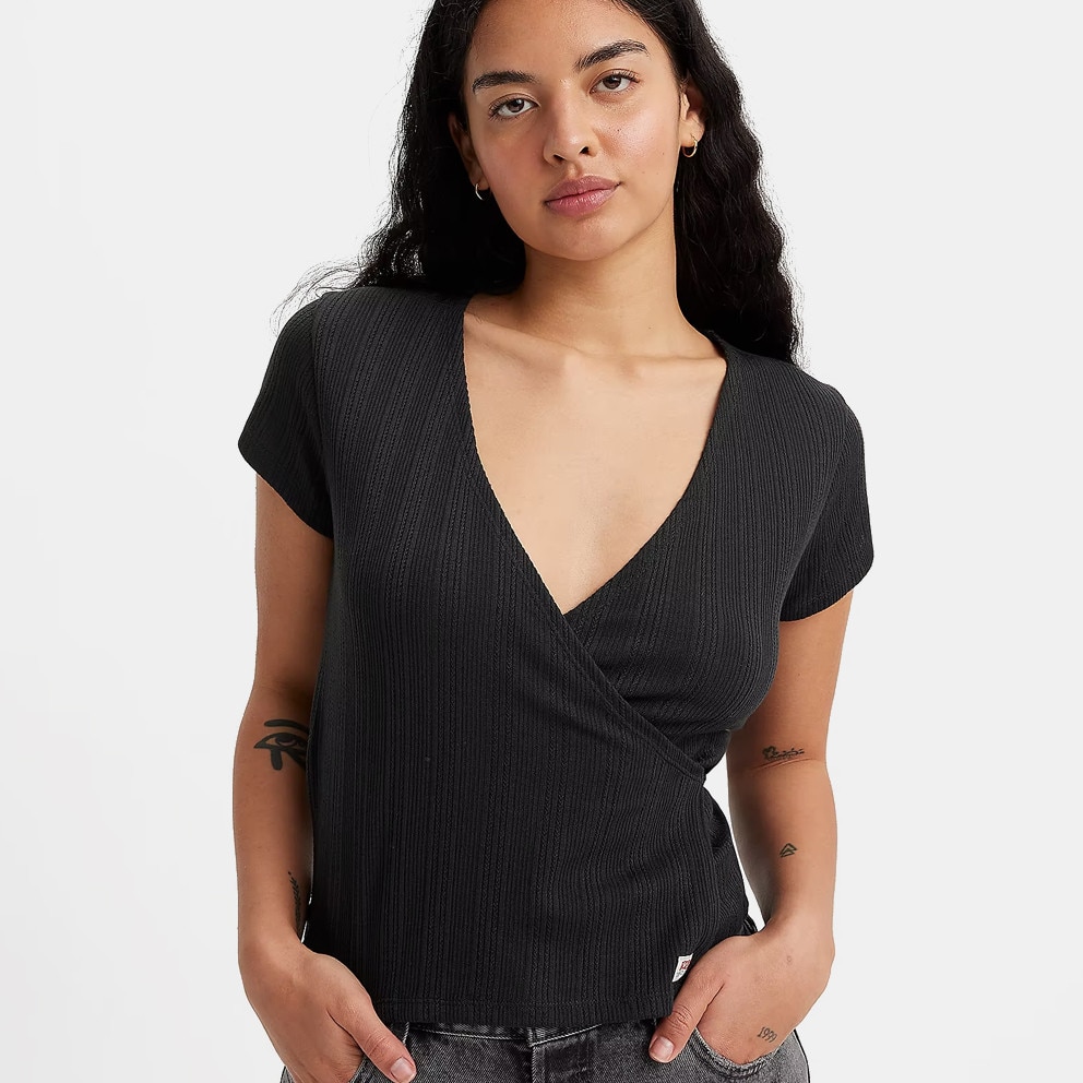 Levi's Dry Goods Pointelle Wrap Women's T-shirt