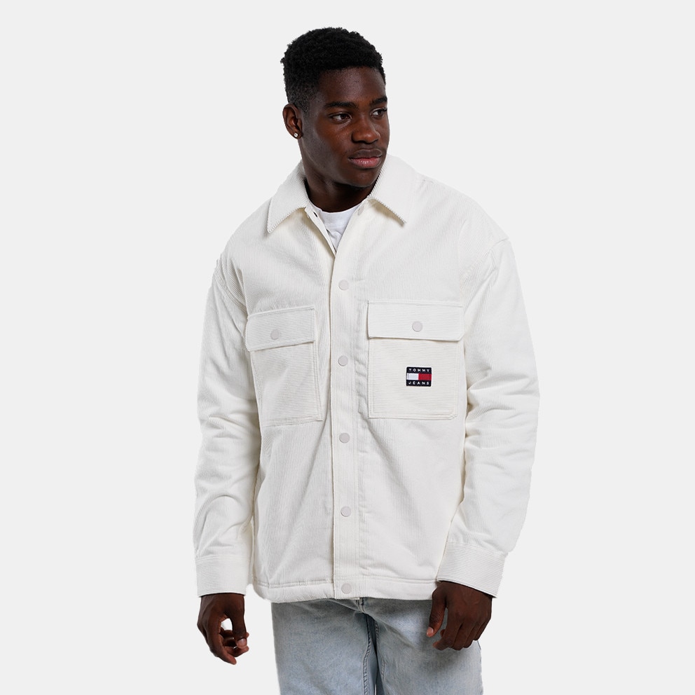 Tommy Jeans Sherpa Lined Cord Overshirt Regular Fit Men's Shirt