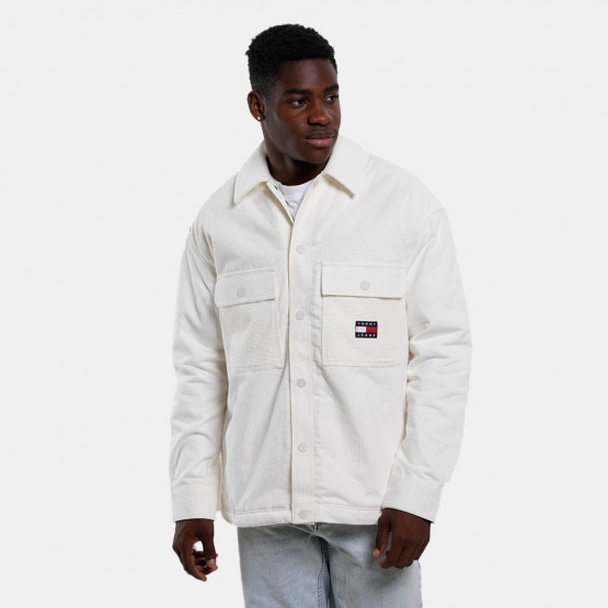 Tommy Jeans Sherpa Lined Cord Overshirt Regular Fit Men's Shirt