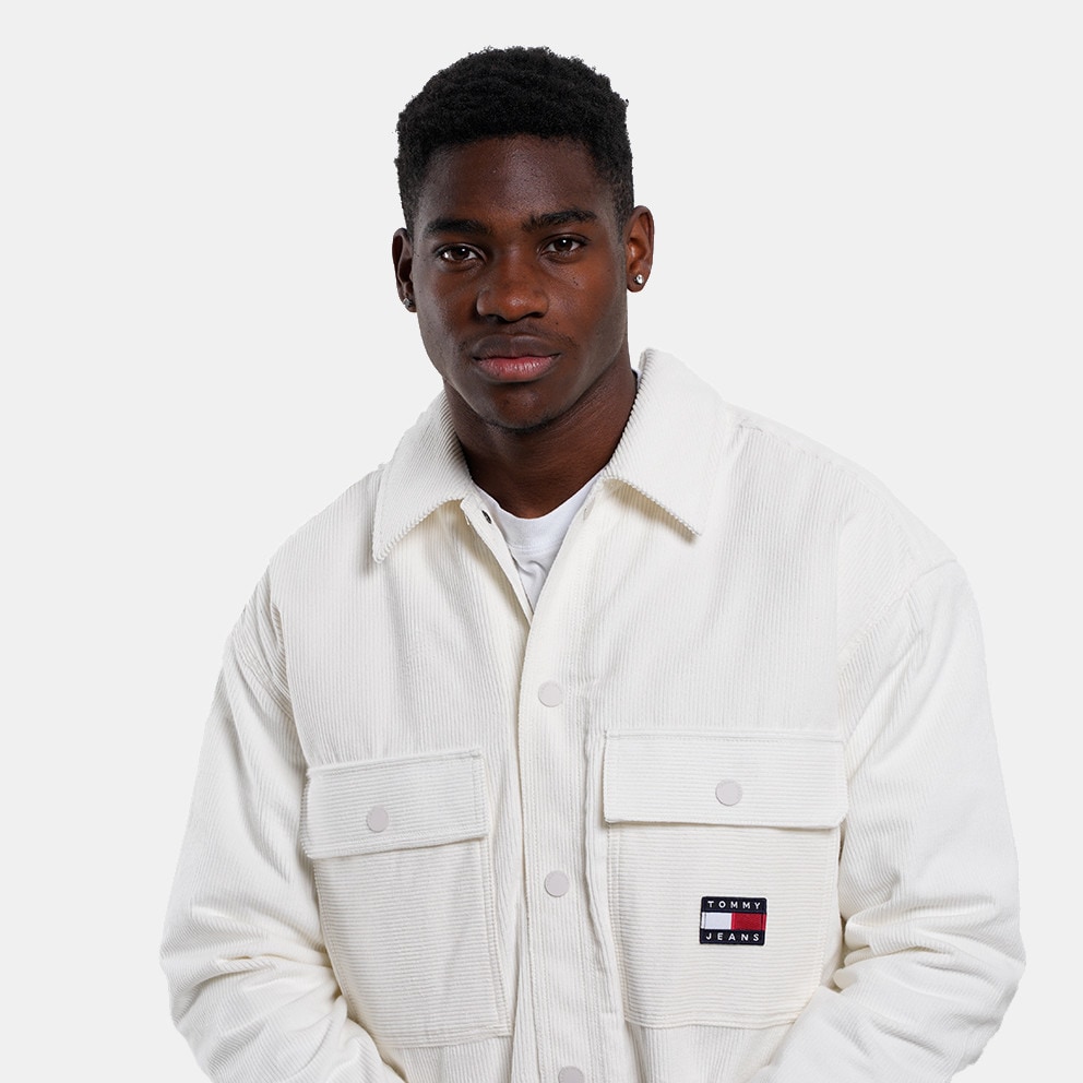 Tommy Jeans Sherpa Lined Cord Overshirt Regular Fit Men's Shirt