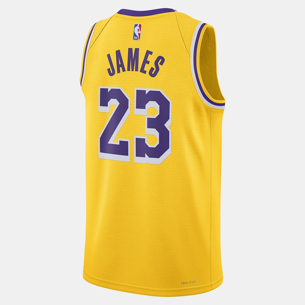 Nike Dri-FIT NBA LeBron James Los Angeles Lakers Swingman Icon Edition 2022/23 Basketball Jersey