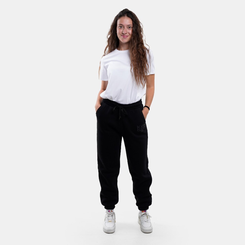 Target Cuffed Pants Fleece "Icon" Γυναικείο Παντελόνι Φόρμας