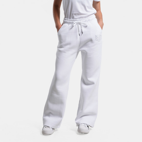 Target Oversized Flare Hem Pants Fleece "Icon" Γυναικείο Παντελόνι Φόρμας