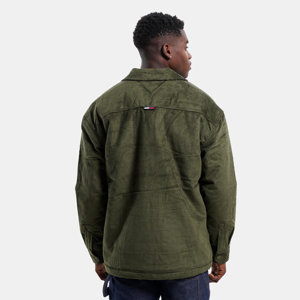 Tommy Jeans Sherpa Lined Cord Overshirt Regular Fit Men's Shirt