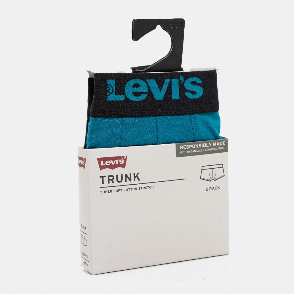 Levi's Solid Basic Trunk Organic 2-Pack Ανδρικά Μποξεράκια