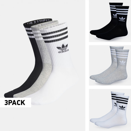 adidas Originals Crew 3-Packs Unisex Κάλτσες