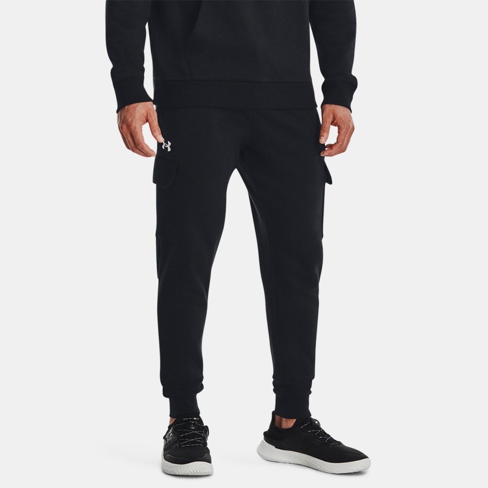 Under Armour Rival Fleece Cargo Jogger Aνδρικό Παντελόνι Φόρμας