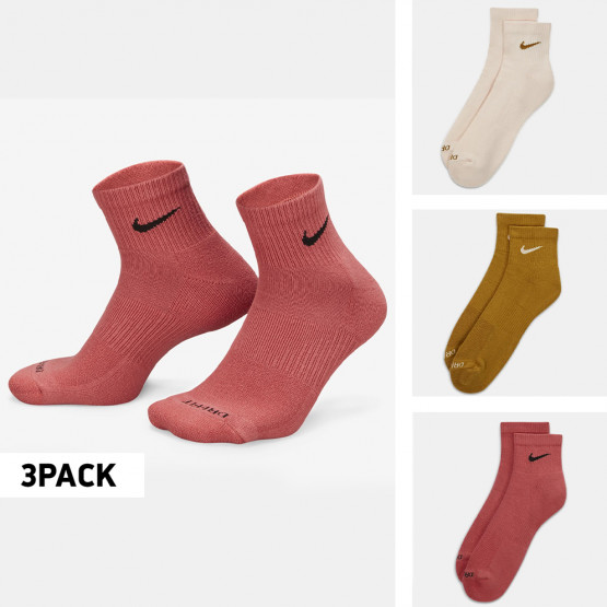 Nike Everyday Plus Cushioned Training Ankle 3-Pack Unisex Socks