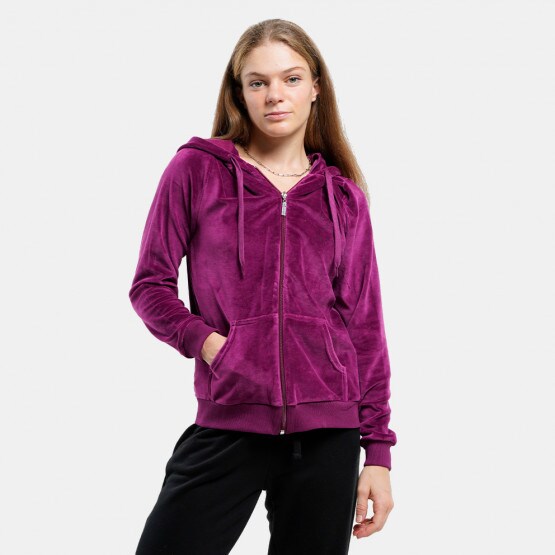 Target Hoodie Velour Fuel Γυναικεία Ζακέτα