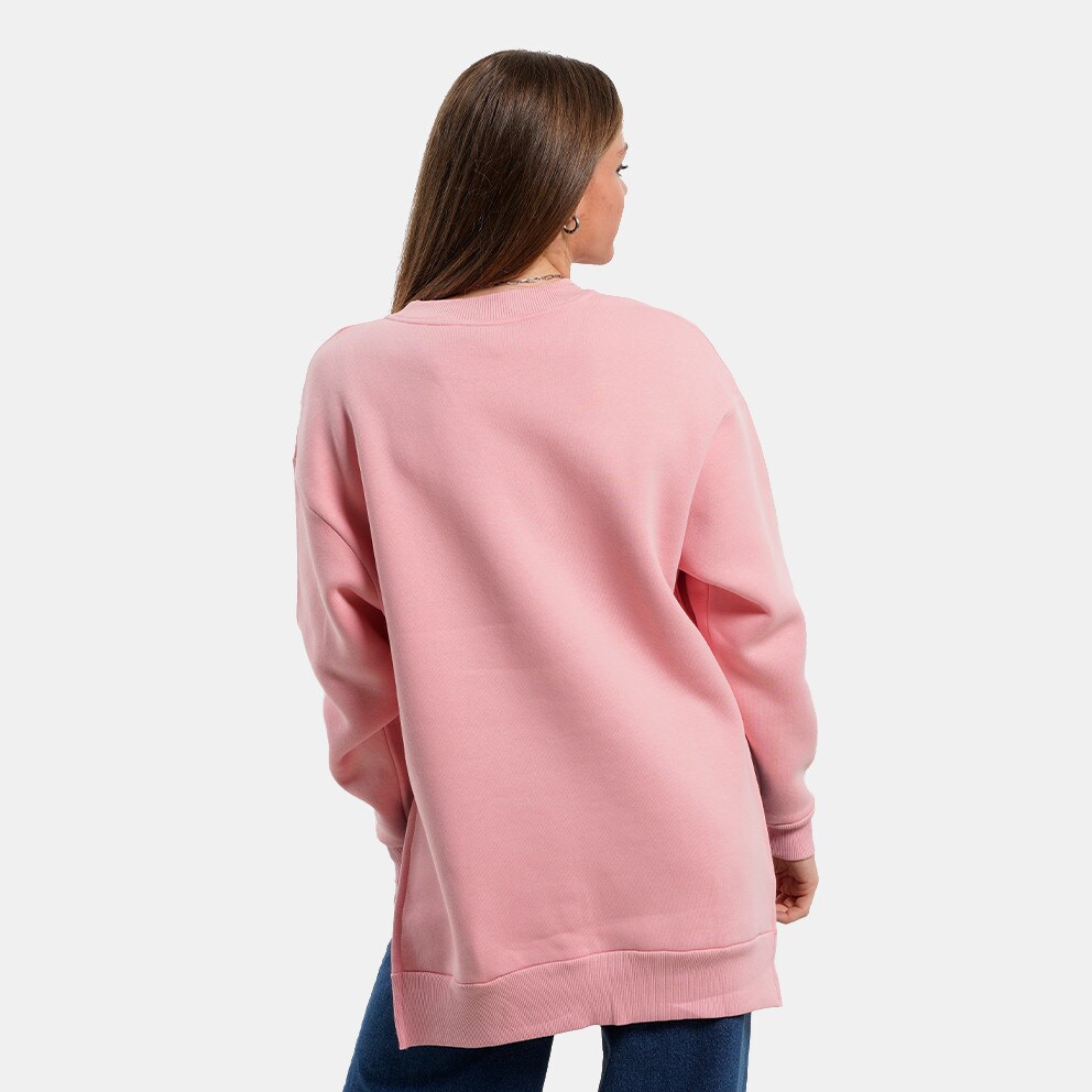 Target Loose Fleece "Moment Loose" Γυναικεία Μπλούζα Φούτερ