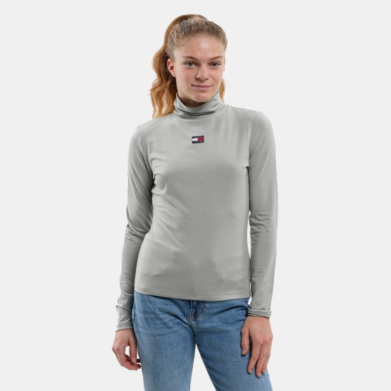 Tommy Jeans Xs Badge Turtleneck Women's Long Sleeves T-shirt