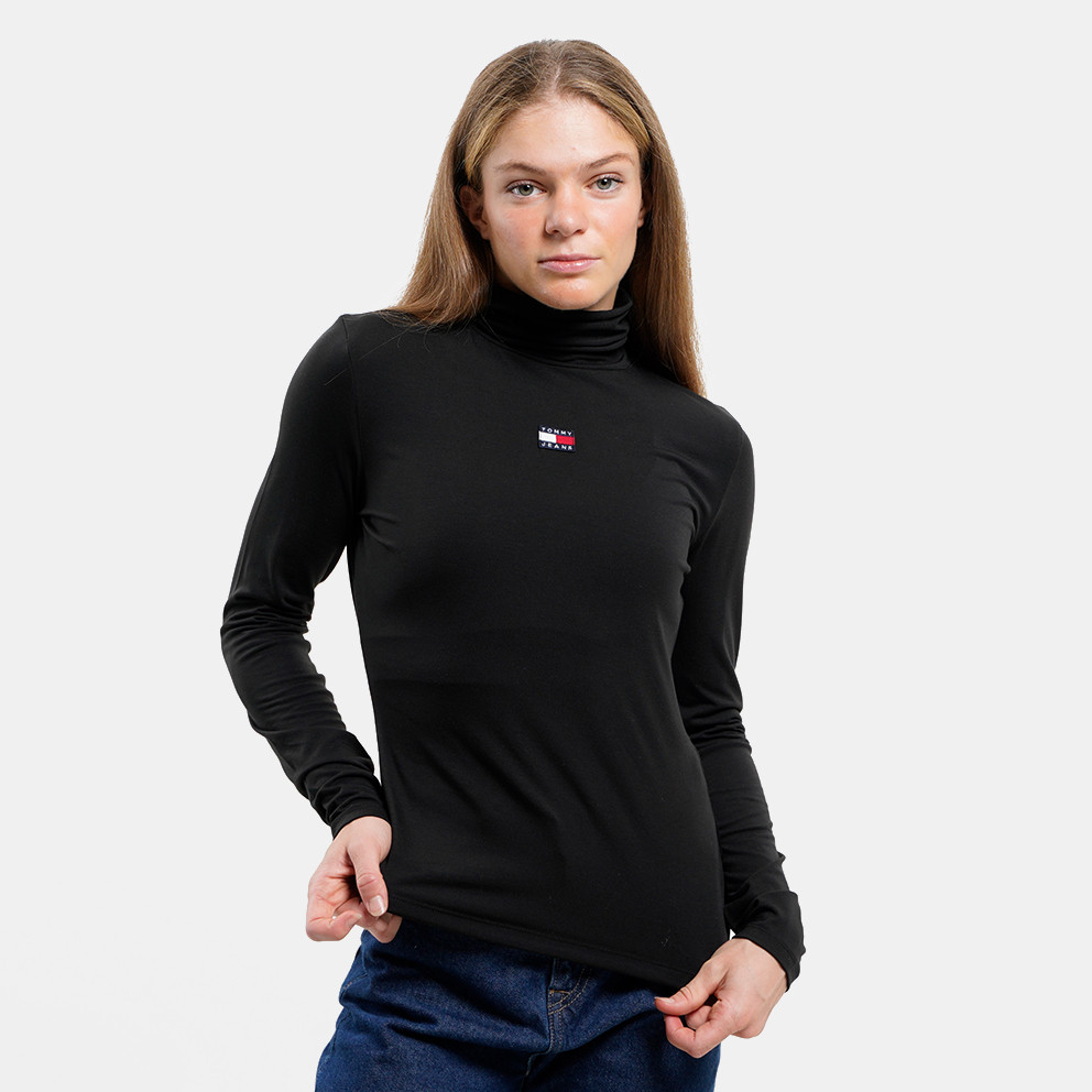 Tommy Jeans Xs Badge Turtleneck Γυναικεία Μπλούζα με Μακρύ Μανίκι