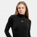 Tommy Jeans Xs Badge Turtleneck Γυναικεία Μπλούζα με Μακρύ Μανίκι