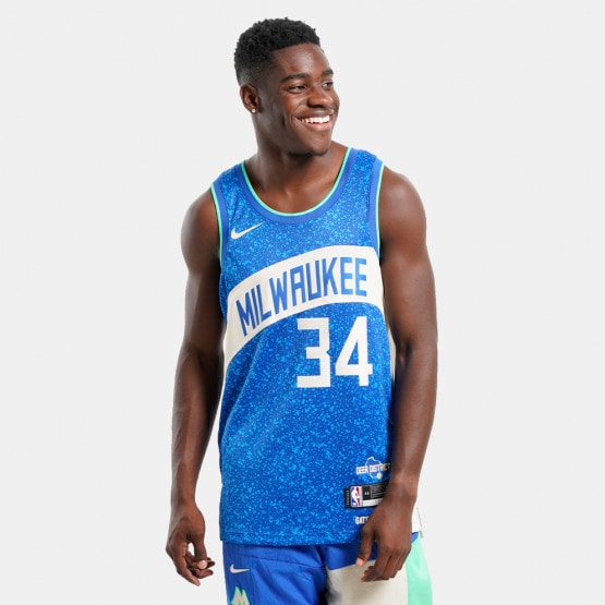 Nike Dri-FIT NBA Giannis Antetokounmpo Milwaukee Bucks City Edition 2023 Swingman Basketball Jersey