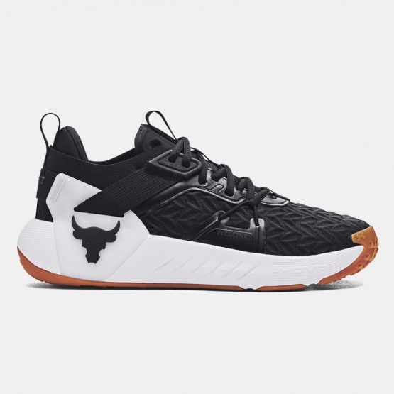 Men's Under Armour UA PROJECT ROCK 3 Training Shoes - Tan/White/Orange