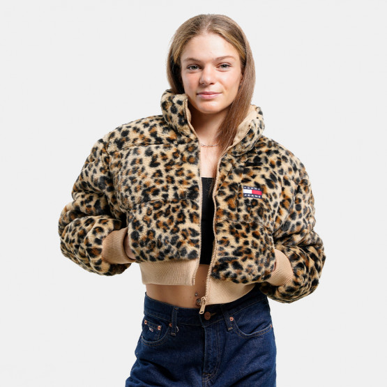 Tommy Jeans Leo Faux Fur Women's Cropped Jacket