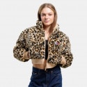 Tommy Jeans Leo Faux Fur Γυναικείο Cropped Μπουφάν