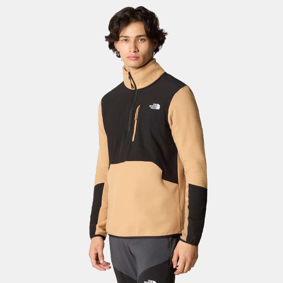 The North Face Glacier Pro 1 4 Zp Men s Long Sleeves T shirt Beige