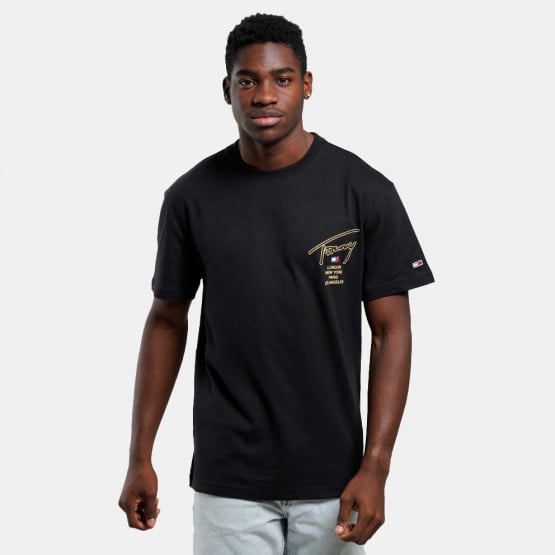 Tommy Jeans Tjm Clsc Gold Signature Back Tee