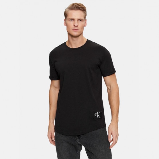 Calvin Klein Badge Turn Up Sleeve Ανδρικό T-shirt