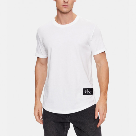 Calvin Klein Badge Turn Up Sleeve Ανδρικό T-shirt