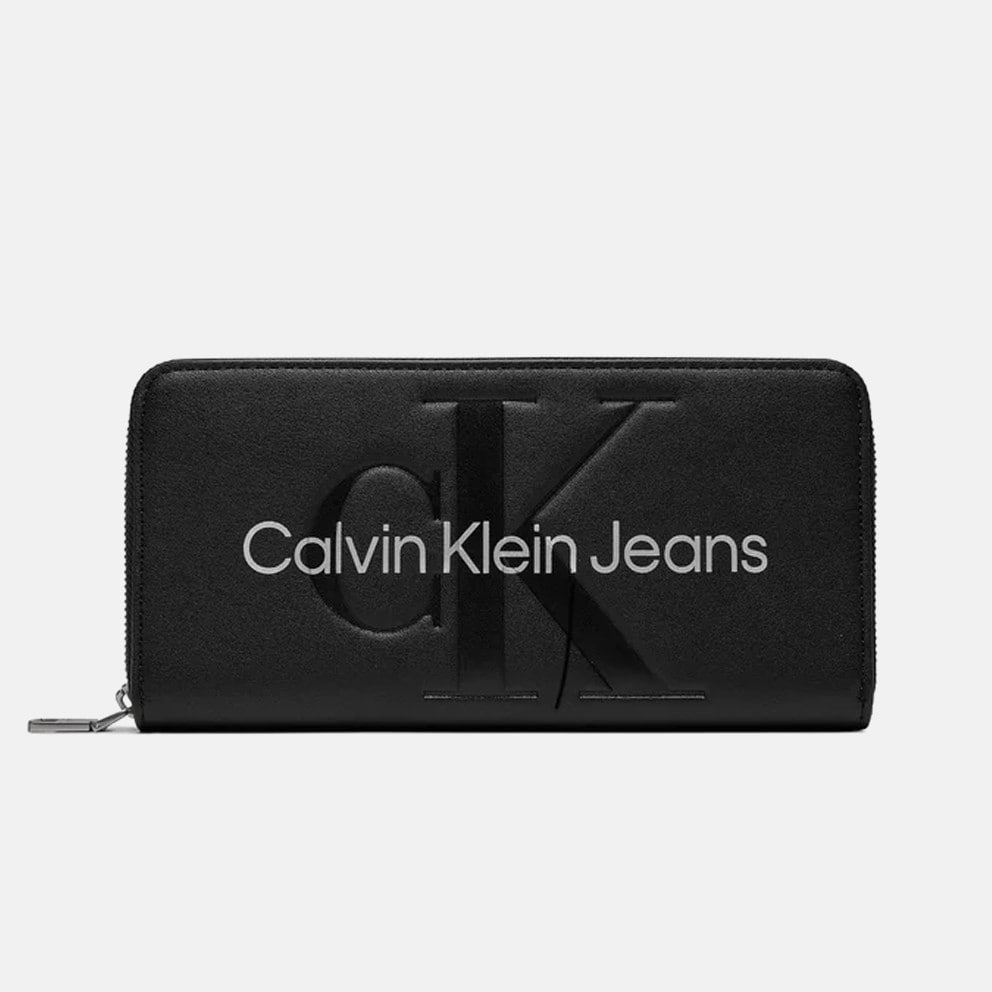 Calvin Klein Sculpted Zip Around Mono Women's Wallet