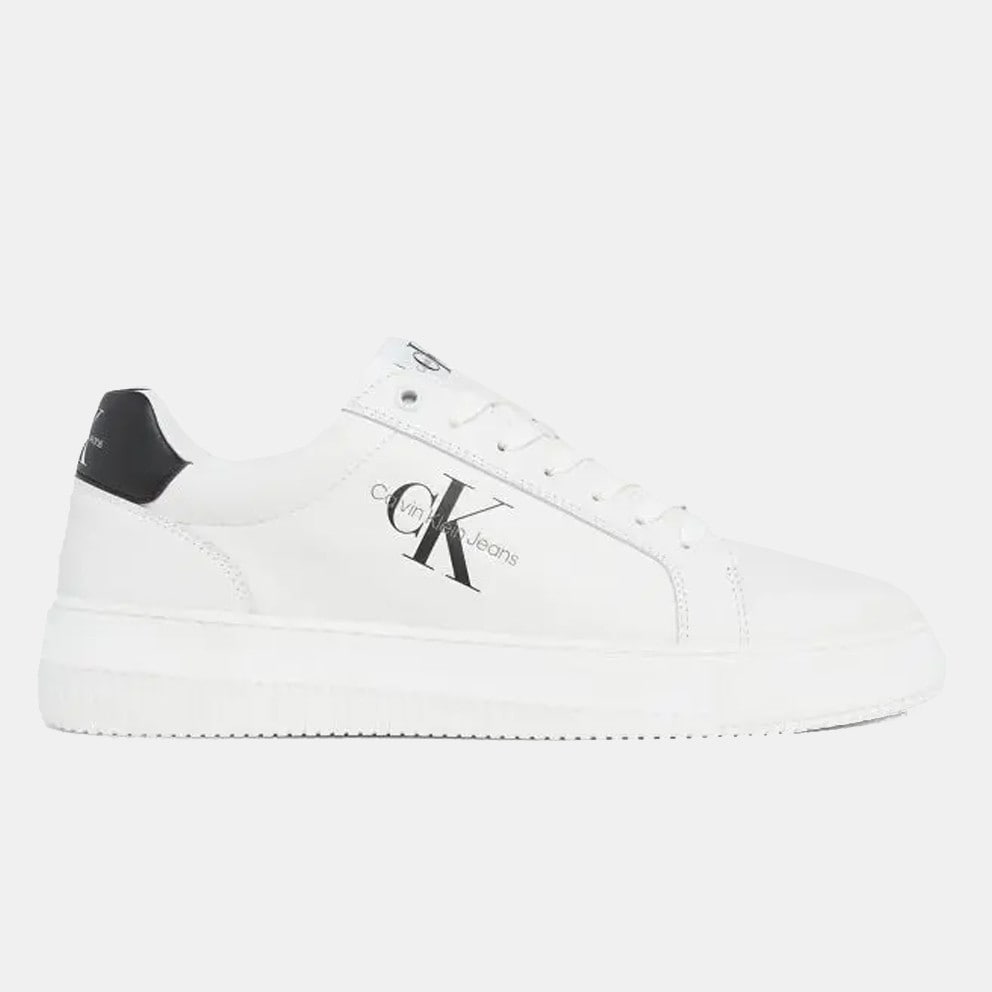 Calvin Klein Chunky Cupsole Monologo Men s Shoes White YM0YM00681 0LD