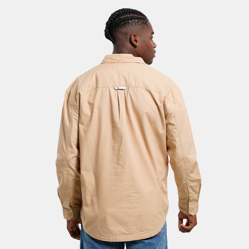 Tommy Jeans Tonal Flag Cargo Oversized Men's Overshirt