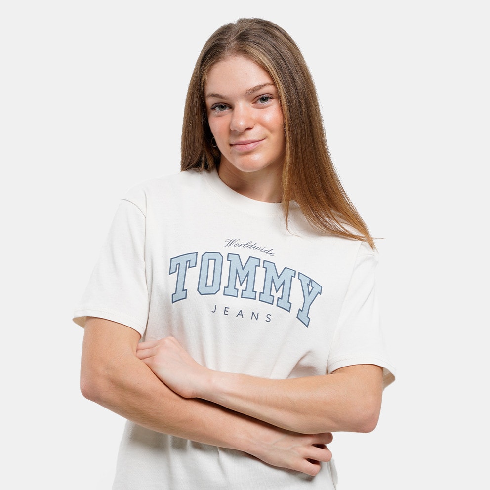 Tommy Jeans Relaxed Varsity Lux Γυναικείο T-shirt