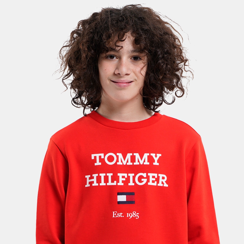 Tommy Jeans Logo Παιδική Μπλούζα Φούτερ