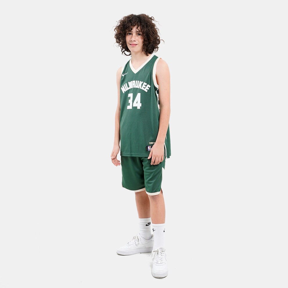 Nike Giannis Antetokounmpo Milwaukee Bucks Παιδική Μπασκετική Φανέλα