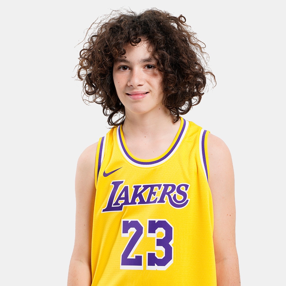 Nike Nba LΑ Lakers Lebron James Icon Edition Swingman Kids' Basketball Jersey