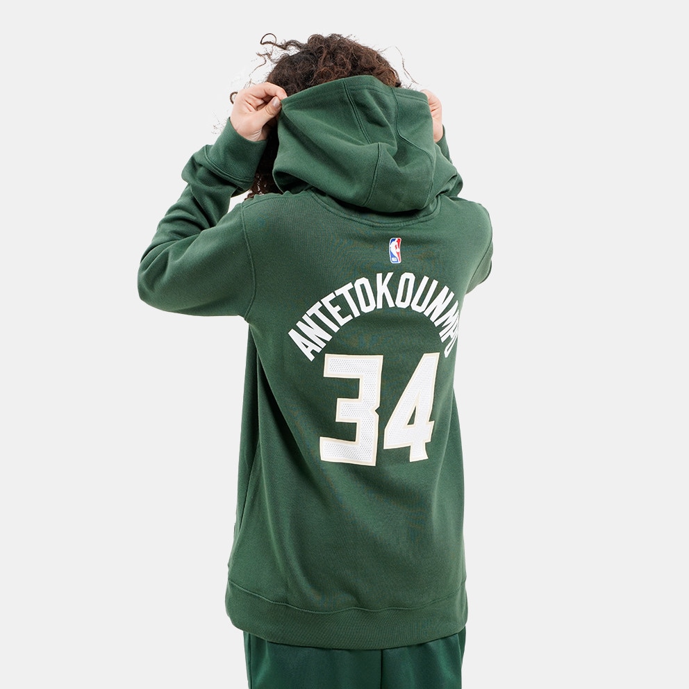 Nike ΝΒΑ Giannis Antetokounmpo Milwaukee Bucks Club Fleece Icon Παιδικό Φούτερ