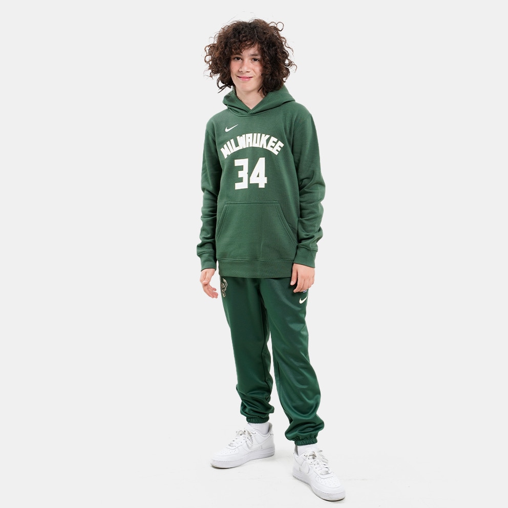 Nike ΝΒΑ Giannis Antetokounmpo Milwaukee Bucks Club Fleece Icon Παιδικό Φούτερ