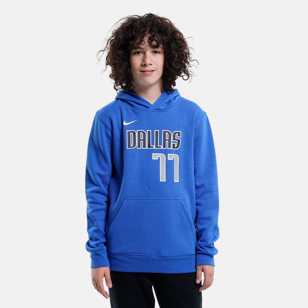 Nike ΝΒΑ Dallas Mavericks Luka Doncic Club Fleece Icon Kids' Hoodie