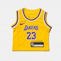 Nike Nba Kids La Lakers Lebron James Icon Edition Swingman Infants' Basketball Jersey
