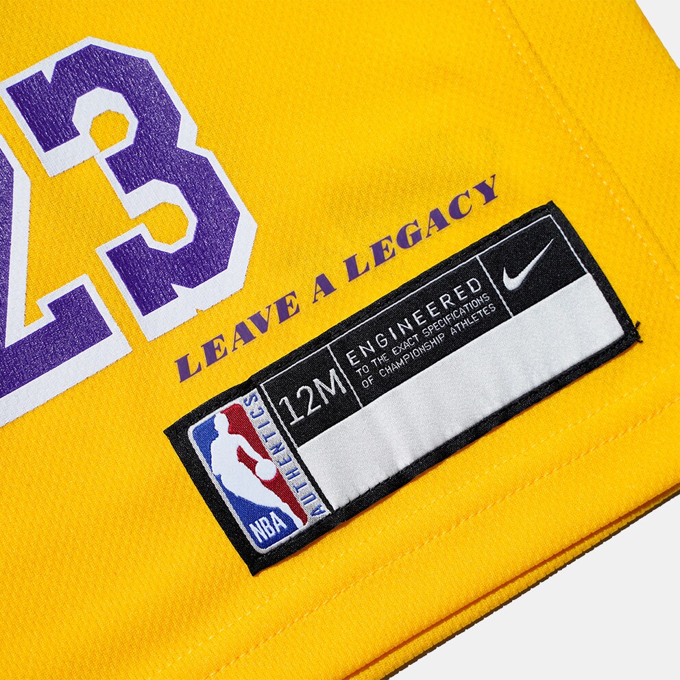 Nike Nba Kids La Lakers Lebron James Icon Edition Swingman Infants' Basketball Jersey