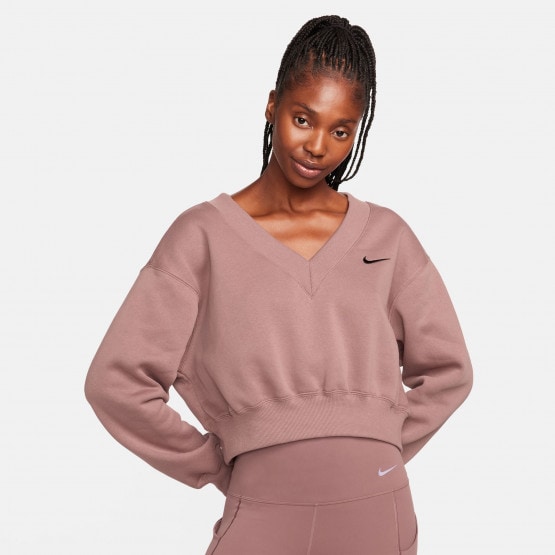 Nike Sportswear Phoenix Fleece Γυναικείο Cropped Φούτερ