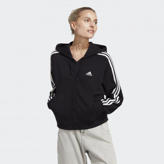 adidas Essentials 3-Stripes French Terry Bomber Full-Zip