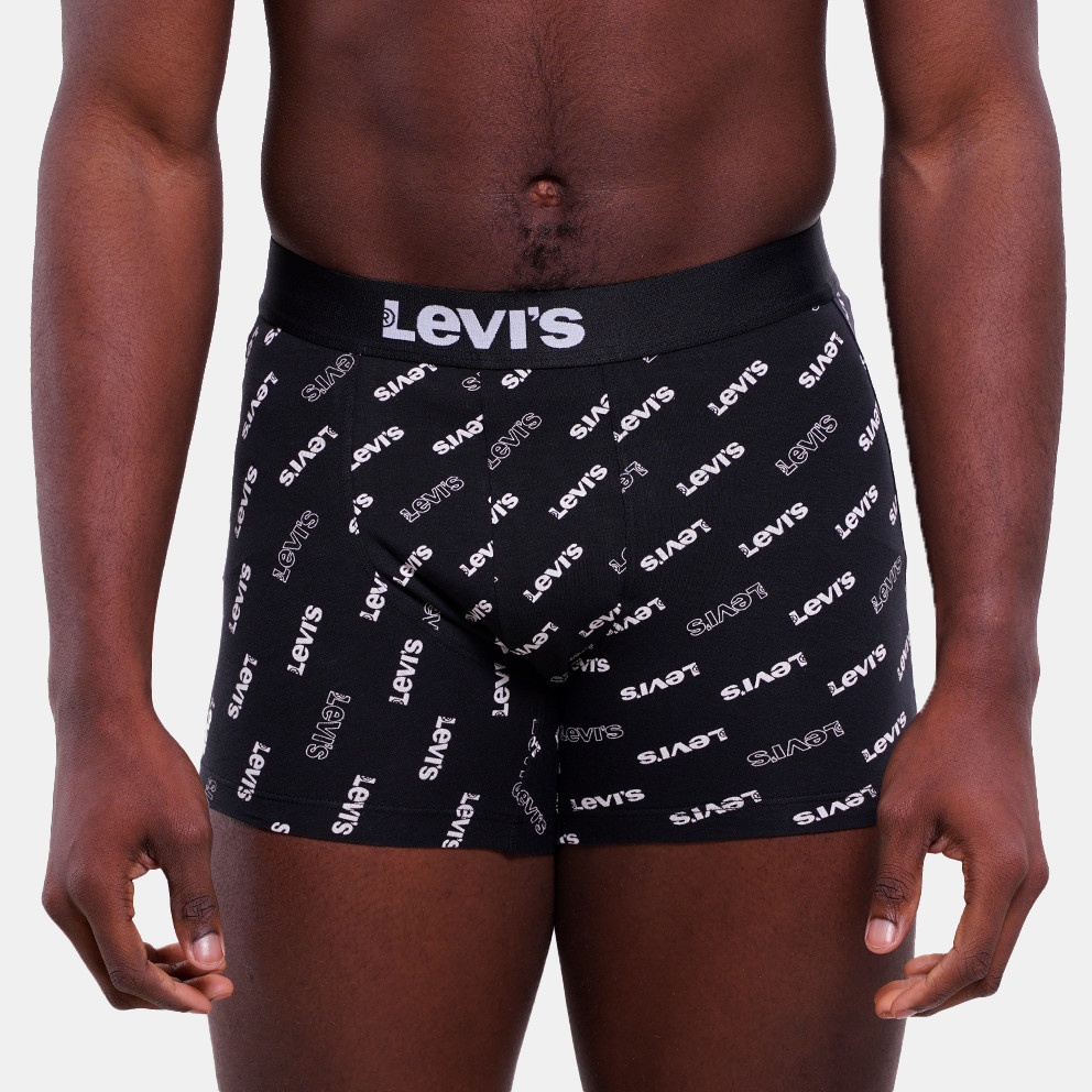 Levi's Men Logo Aop Boxer Brief Organic Co 2P