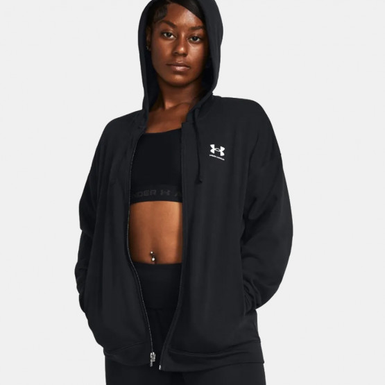 Under Armour Rival Terry Oversized Γυναικεία Ζακέτα