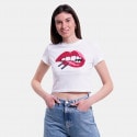 Tommy Jeans Washed Slim Fit Cropped Jersey Women's T-shirt