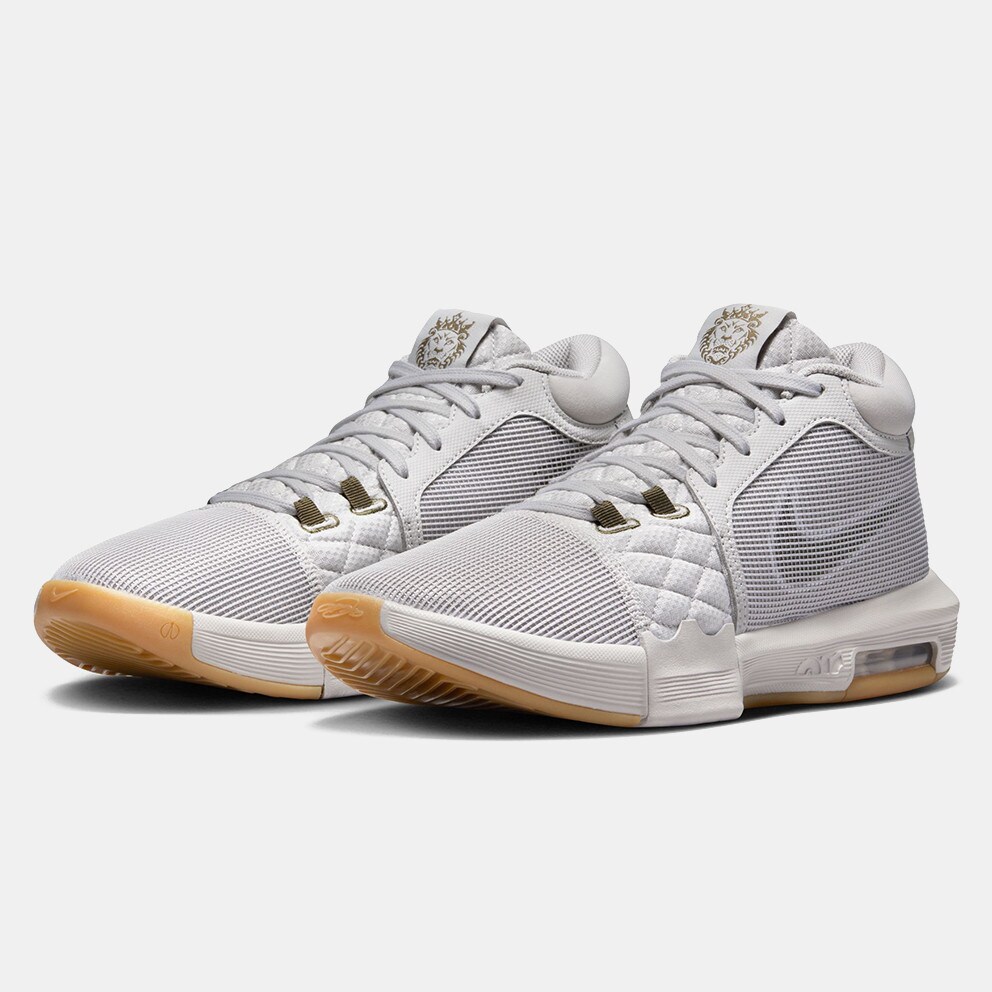 Nike LeBron Witness 8 "Light Iron Ore" Ανδρικά Μπασκετικά Μποτάκια