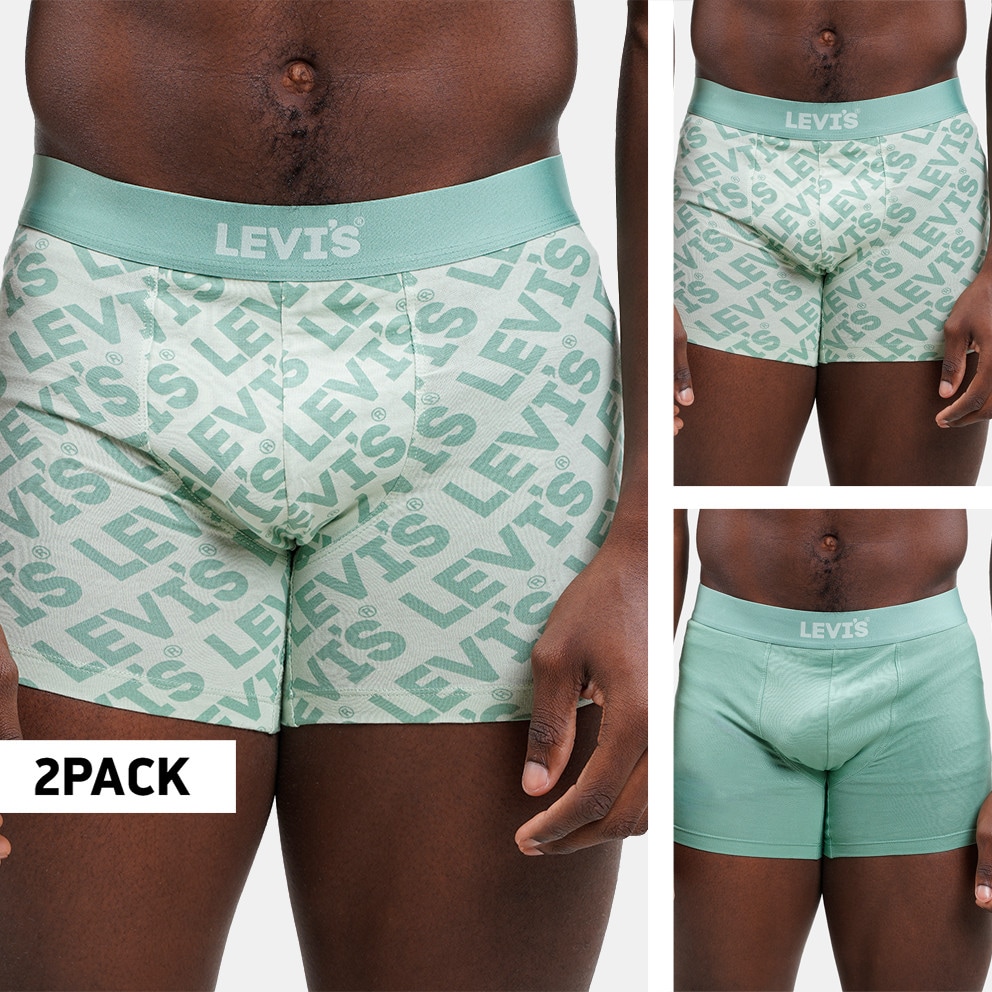 Levi's Men Headline Logo Aop Boxer Brief 2P