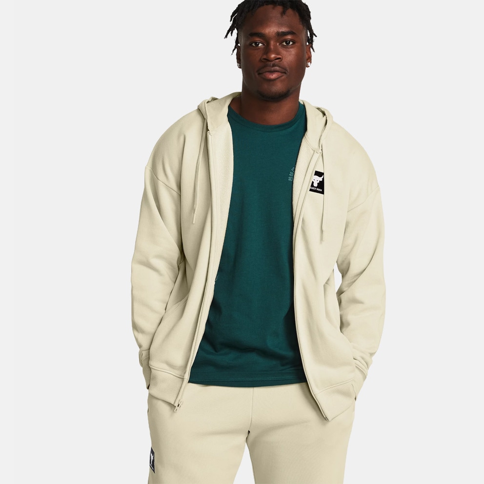 Under Armour Project Rock Heavyweight Terry Full-Zip Ανδρική Ζακέτα