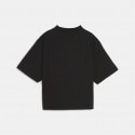 Puma Classics Ribbed Relaxed Mock Neck Γυναικείο T-shirt